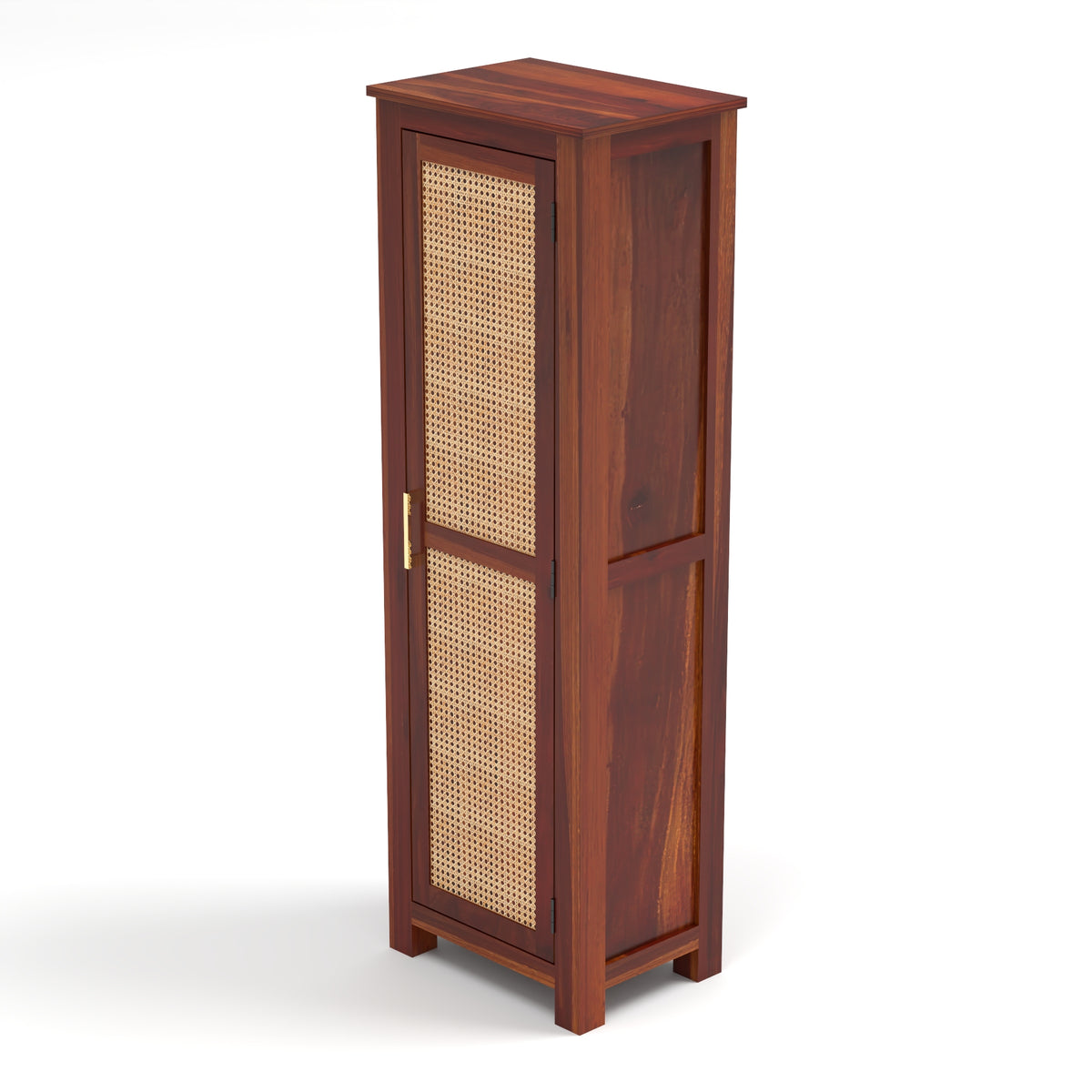 Coronenza Kitchen Cabinet With Rattan Cane (Honey Finish)