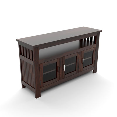 Myvrix Sheesham Wood Sideboard and Cabinets (Walnut Finish)