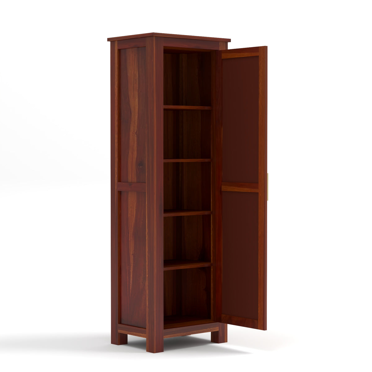 Coronenza Kitchen Cabinet With Rattan Cane (Honey Finish)